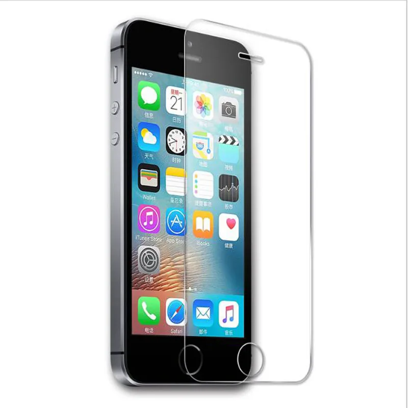 Для Apple iphone 5 5S 5C SE HD защитная пленка из закаленного стекла для iphone 5S Защитная пленка для переднего экрана