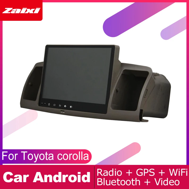 Для Toyota corolla 2003 2004 2005 2006 2007 2008 Автомобильная Android мультимедийная система 2 DIN автопроигрыватель gps Navi Навигация радио