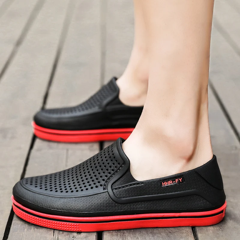 Plus Size Sandals Men Breathable Summer Men Shoes Garden Clogs Croc Outdoor Platform Sandals Zapatos Hombre Chaussures Homes