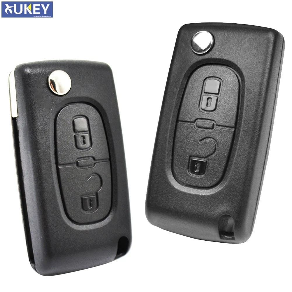 Для Peugeot 308 207 307 3008 5008 для Citroen C2 C3 C4 C5 C6 C8 Автомобильный ключ дистанционный флип