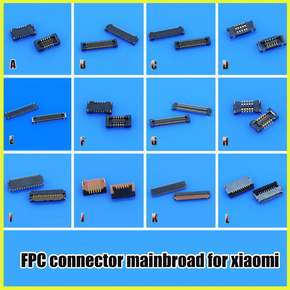 ЖК-дисплей Дисплей/Сенсорный экран планшета штекер FPC Разъем для ремонта материнской платы системной платы для xiaomi hongmi для redmi 1 s mi4