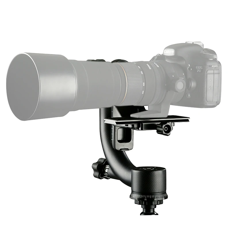 Sevenoak SK GH02 Carbon Fiber Gimbal type Quick Release Tripod Head for