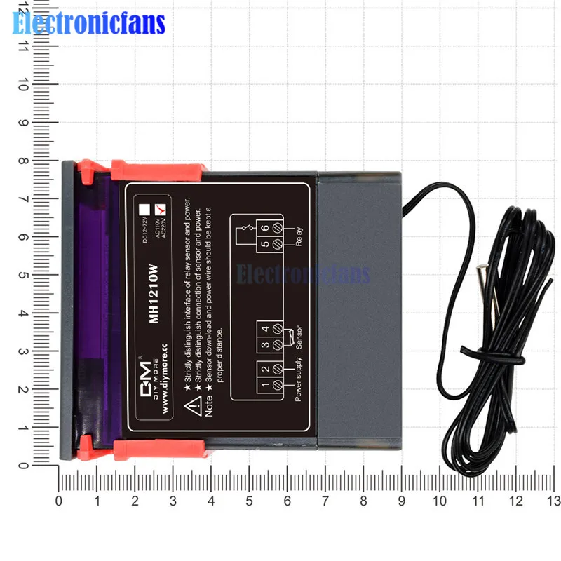 MH1210W 250V 10A 220V Цифровой термометр термостат регулятор температуры контроллер для инкубатора термопара-50~ 110 Цельсия