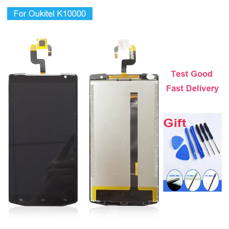 Для Oukitel K10000 ЖК-дисплей и сенсорный экран Digitizer сборка 100% протестированный Новый