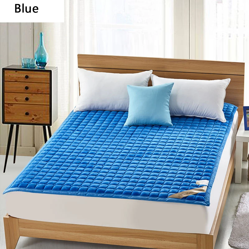 Thick Warm Foldable 1.8 m Dormitory Mattress Korea Hotel Bedding NEW Topper Quilted Bed Can
