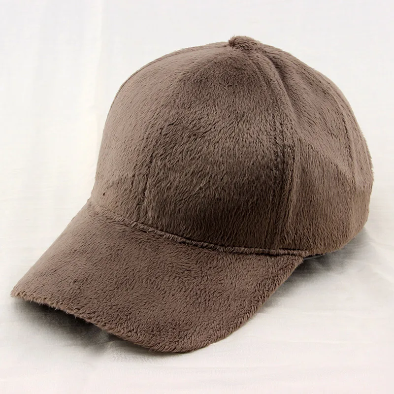 fluffy baseball cap