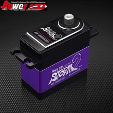 1 шт. POWER HD STORM-2 Бесщеточный 37 кг большой крутящий момент металлический редуктор цифровой сервопривод совместим с FUTABA& SAVOX