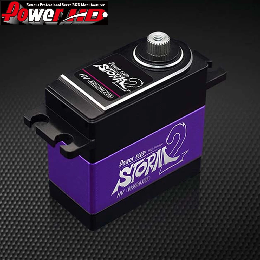 

1pcs POWER HD STORM-2 brushless 37KG large torque metal gear digital servo compatible with FUTABA & SAVOX