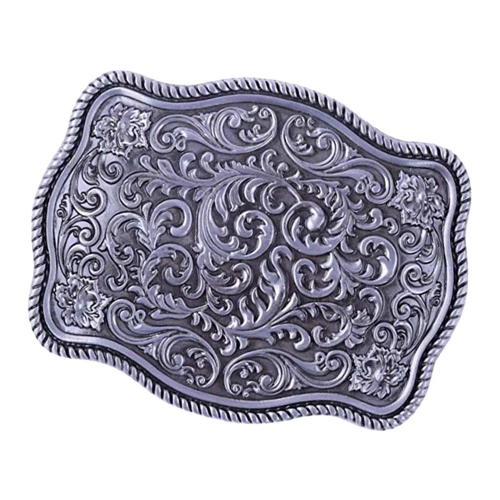 

Stylish Hip Hop Floral Engraved Belt Buckle Western Indian Cowboy Cowgirl Jeans Accessories
