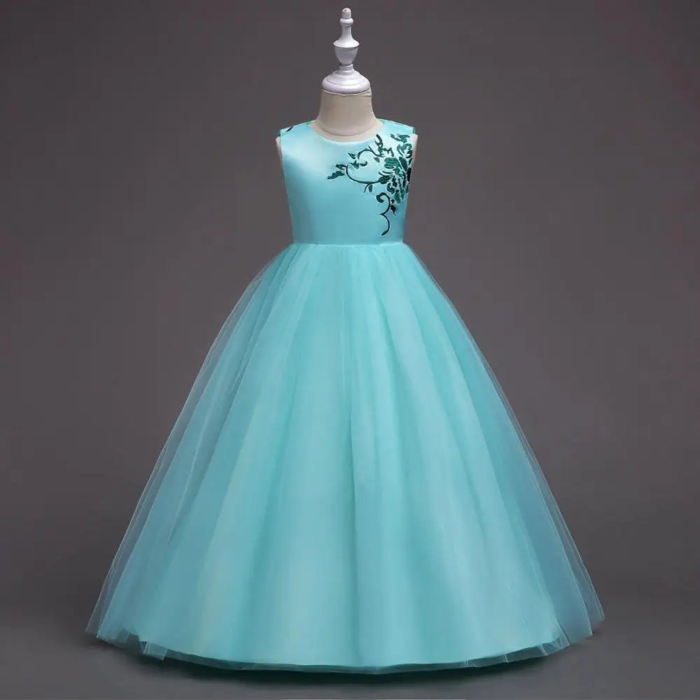 Janeygao Flower Girl Dresses For Wedding Party Mint Green 2018 New