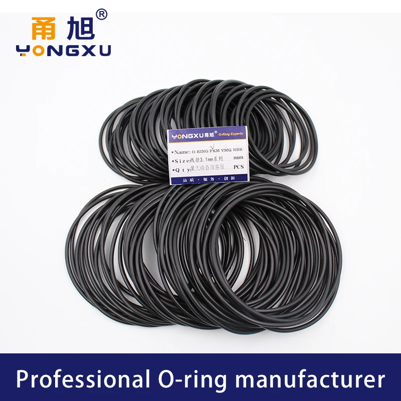 Fluorine rubber Ring Black FKM O-ring Seal CS3mm OD70/72/75/80/85/90/95/100*3mm O Ring Seal Gaskets Waterproof Sealing Washer