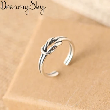 

Personality Exaggeration 925 Sterling Silver Hollow Rings For Women Bijoux Adjustable Open Ring S925 joyas de plata Anillos