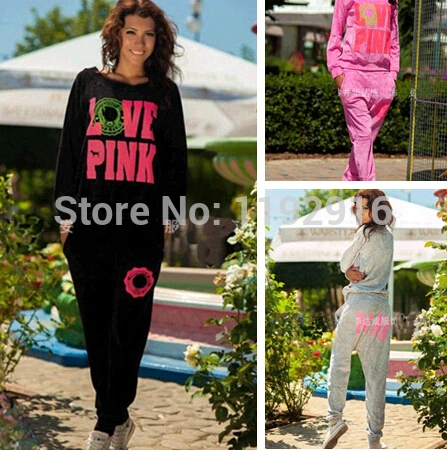 pink designer tracksuit