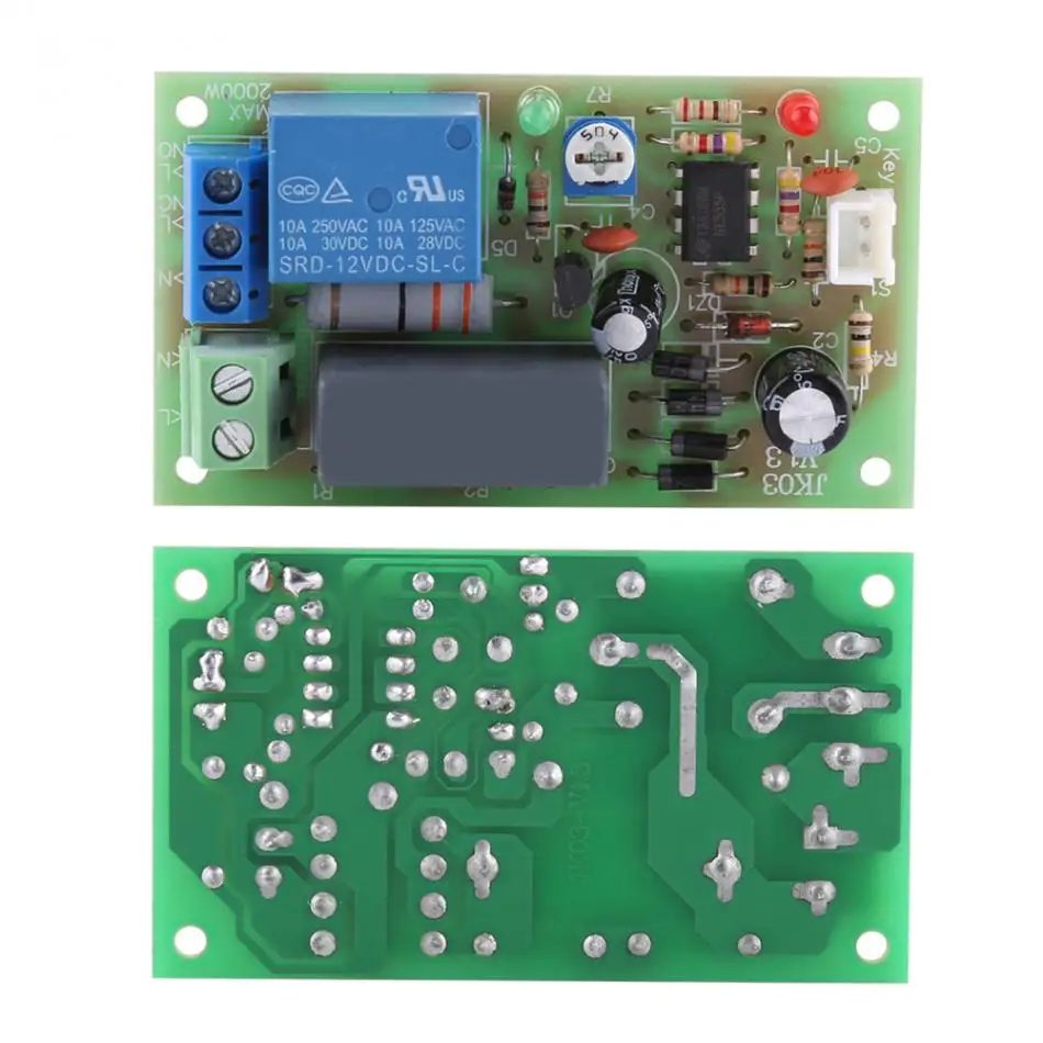 Таймер задержки переключатель модуль AC220V вход/выход 10A триггер таймер задержки модуль выключения доска регулируемое время