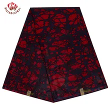 Анкара африканская BintaReal печатная ткань дешевая ткань новая Bintarealwax Высококачественная африканская ткань для вечерние платья 24FS1252