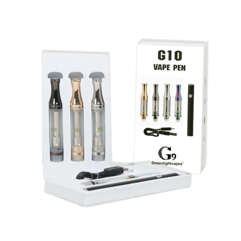 

Greenlightvapes G10 Outgoing Suit Vape Starter Kit 350mAh Batttery 0.5ml 1.0ml Tank Ceramic Coil Electronic Cigarette Vape Kits