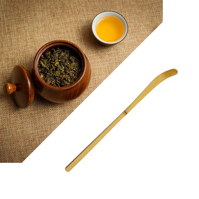 17,5 см ручной работы Bamboo матча Чай Scoop Ретро японский Зелёный чай церемонии матча Совок Чай Палочки Инструмент