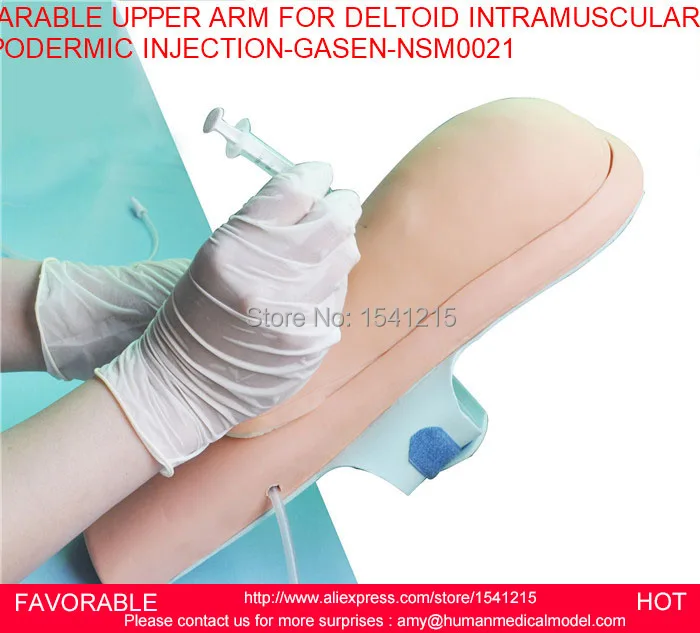 

INTRADERMAL INJECTION ARM, ARM INJECTION ,WEARABLE UPPER ARM FOR DELTOID INTRAMUSCULAR & HYPODERMIC INJECTION-GASEN-NSM0021