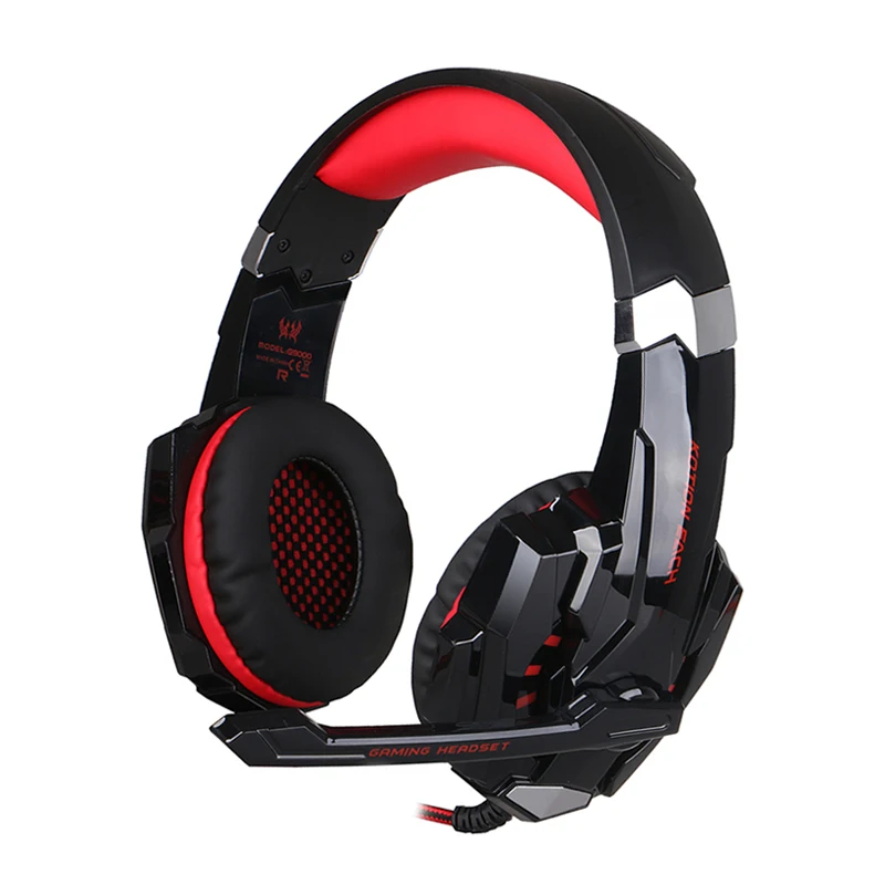 Игровые наушники KOTION G9000 3 5 мм шлем стерео гарнитура с микрофоном светодиодный