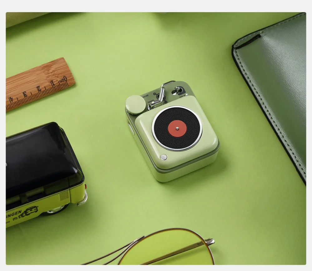Xiaomi cat king atomic Mini record player B612 Bluetooth intelligent audio portable zinc aluminum shell speaker in stock (16)