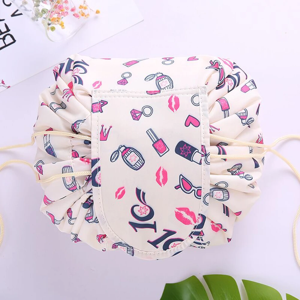 

Cosmetic Bag Portable Drawstring Travel Makeup Bag Organizer Storage Jewelery neceser maquillaje makeup neceser maquillaje