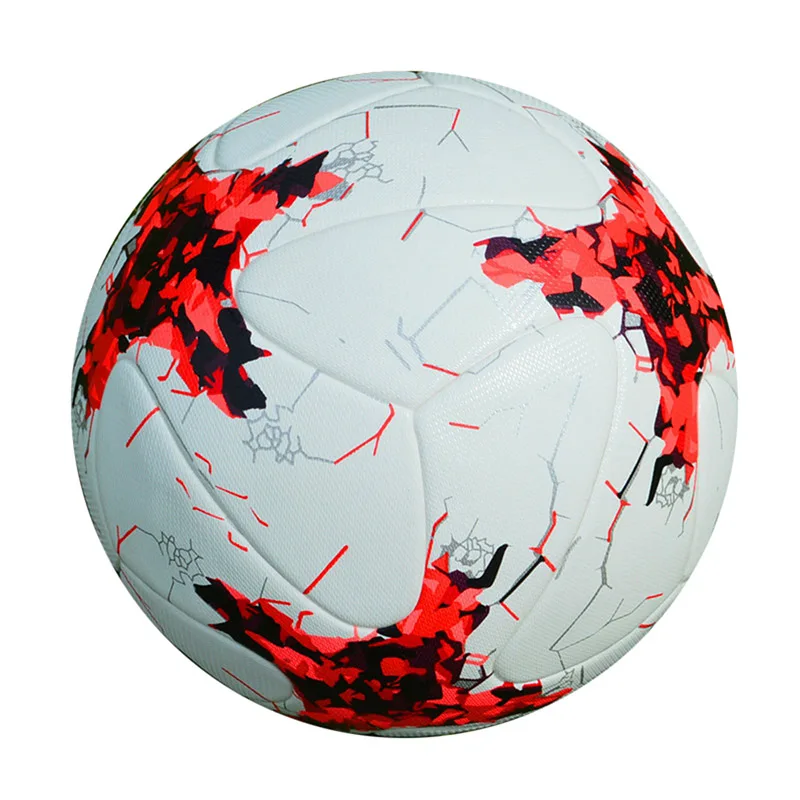 Официальный размер 5 PU футбольный мяч футбольная лига Чемпион спортивный тренировочный мяч для соревнований профессиональный футбольный мяч для взрослых - Цвет: Красный