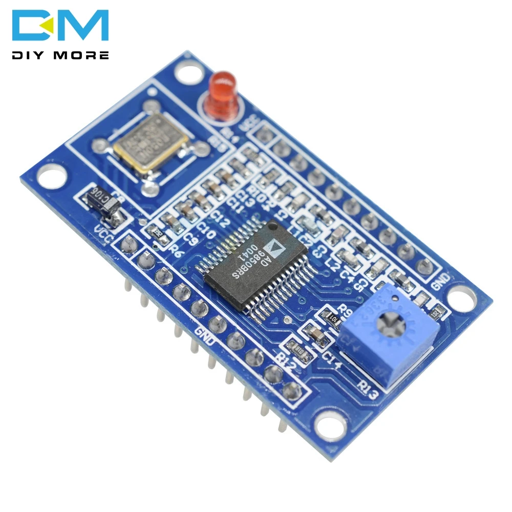 AD9850 DDS генератор сигналов модуль доска 0-40 МГц 2 Синусоидальная волна и 2 квадратных Волны выход тестовое оборудование TE439 DIY