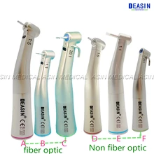 1 шт х Стоматологическая волоконно-оптический al светодиодный/без оптического волокна с косым углом с низкой Скорость наконечник 1:5 1:1 20:1 Deasin