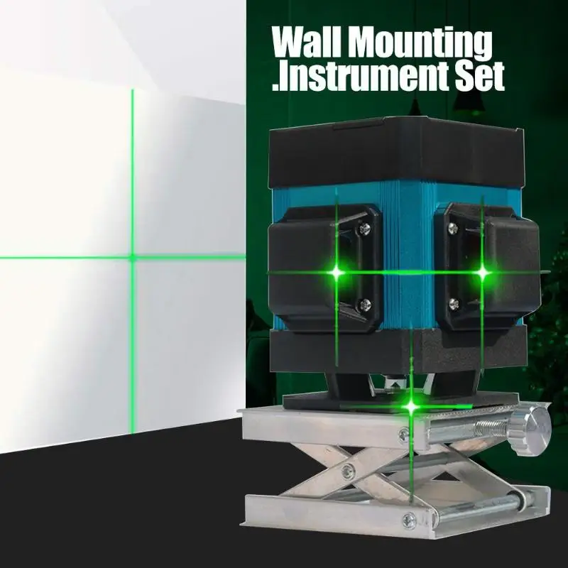 

3D Green Beam Self-leveling Laser Level Horizontal Vertical Alignment Tool for Laser Line Measure as Construction Tools