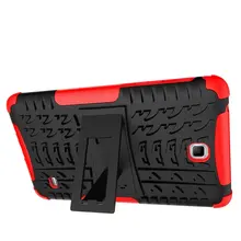 A prueba de golpes caso de la cubierta para samsung galaxy tab 4 7.0 t230, híbrido tpu + pu cubierta para samsung galaxy tab 4 tab4 t230 t231 t235 7’inch