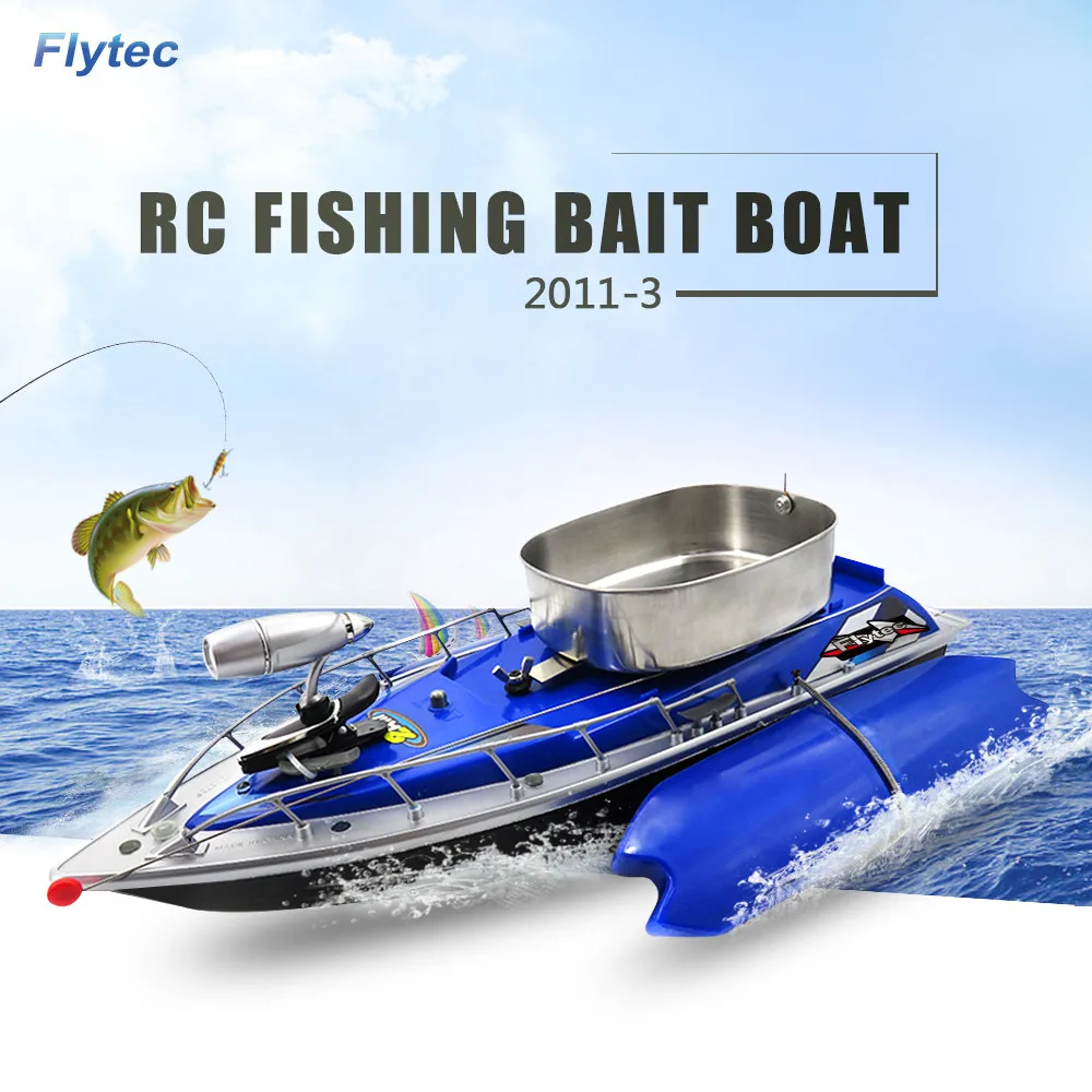 Flytec Electric Fishing Bait RC Boat 300m Remote Fish Finder With Searchlight Flytec Electric Fishing Bait RC Boat 300m Remote Fish Finder With Searchlight