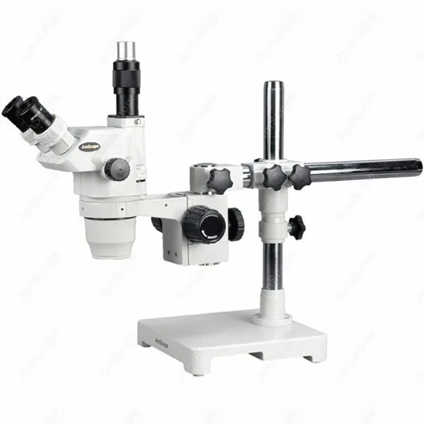 Конечное тринокулярное увеличение микроскопа -- AmScope поставки 6.7X-45X конечное на