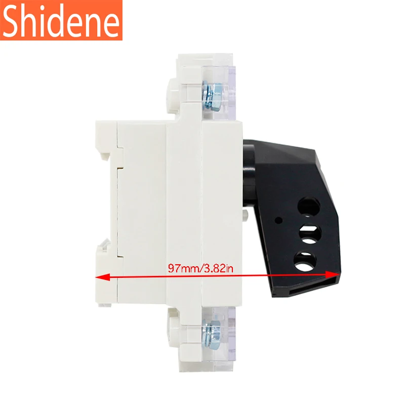 Shidene изоляция выключатель 100A 3P 50/60Hz AC400V 35 мм Din Rail Установка