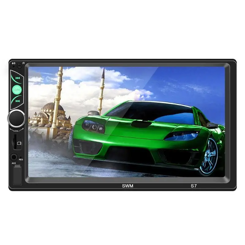 

SWM S7 7 inch Car MP4 MP5 Video Player In-dash Bluetooth 1024X600 Car Stereo MP5 Multimedia Player FM Radio 87.5M-108MHz MGO3