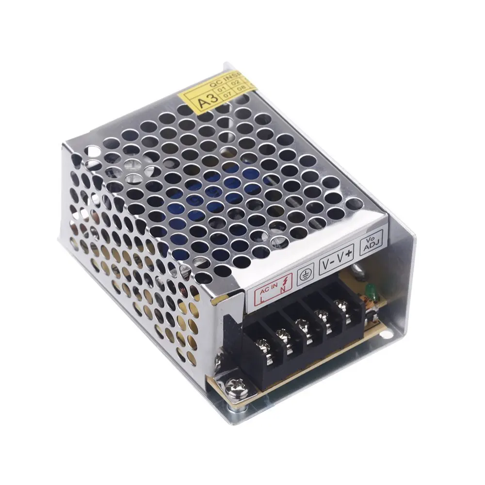 

AC 100V ~ 240V to DC 5V 3A 15W power transformer switch power supply for LED strip