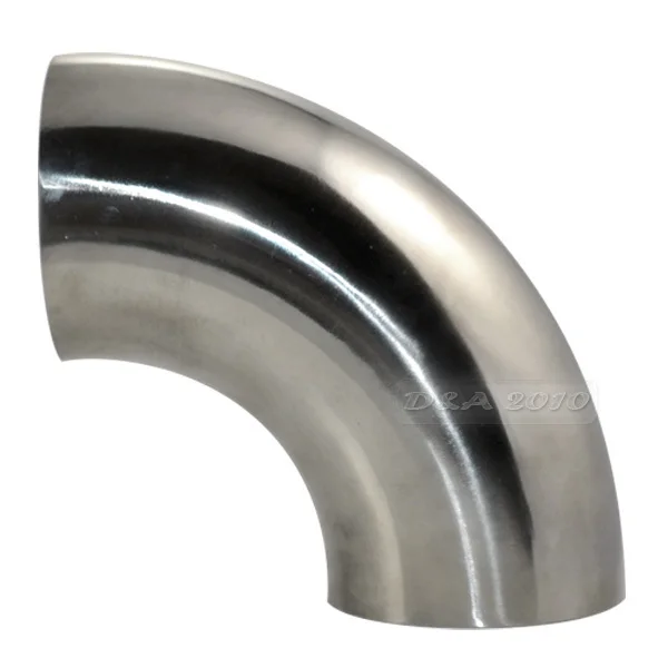 MEGAIRON 3-1/2 &quot3 5&quot труба OD 89 мм санитарный сварной локоть 90 градусов трубы фитинги