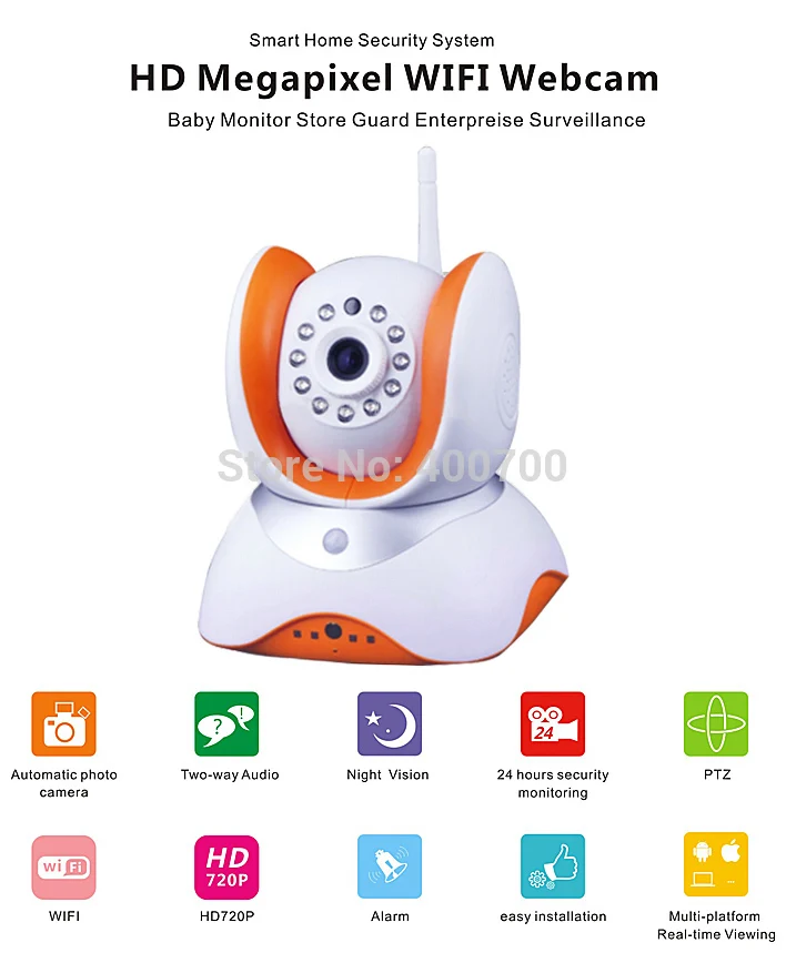 CCDCAM IP Camera WiFi Wireless Network Mini Rotatable Smart Security Camera Defender for family HD Cctv Support Android IOS PC