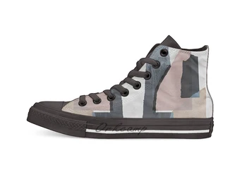 

Pieces 2 Casual High Top Canvas shoes sneakers Light Walking Shoes