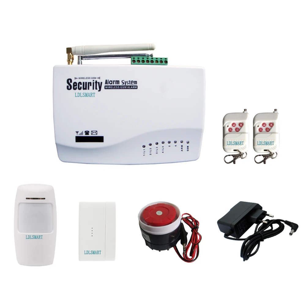 imágenes para Sistema de Alarma de 10 Zonas de Defensa Inalámbrica Sistema de Alarma GSM Con RU/EN/Voz ESPAÑOLA imágenes para Sistema de Alarma de 10 Zonas de Defensa Inalámbrica Sistema de Alarma GSM Con RU/EN/Voz ESPAÑOLA
