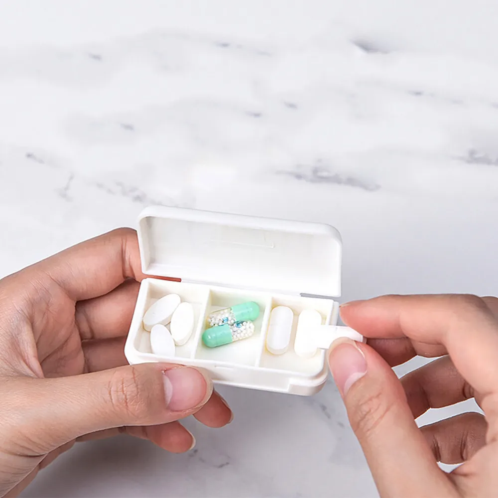 Portable Small Medication Storage Boxes Mini Pill Medicine Box Holder