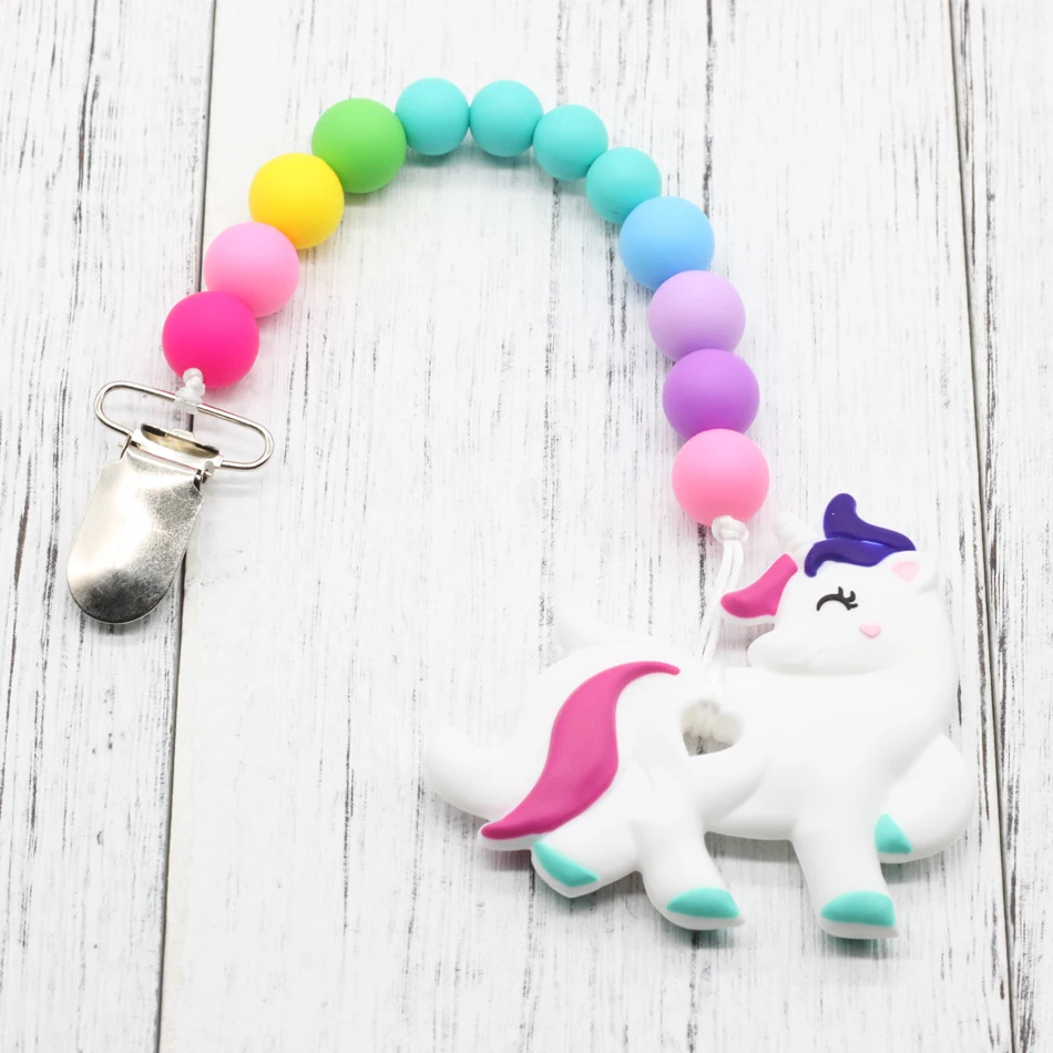 GLJ.CY BABY Teething Toy Baby Shower Gift Teether Clip on Teether New Baby Gift for New Mom Baby nipple chain