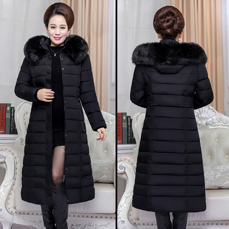 Veste Nouveau Manteau Long Mode vert Pardessus Chaud Occasionnel La D'hiver rouge Coton Survêtement Capuche army Noir Femmes ardoisé Taille Plus 2018 Épais À Femelle Lf946 bourgogne Green Parka tqwnrgt8A