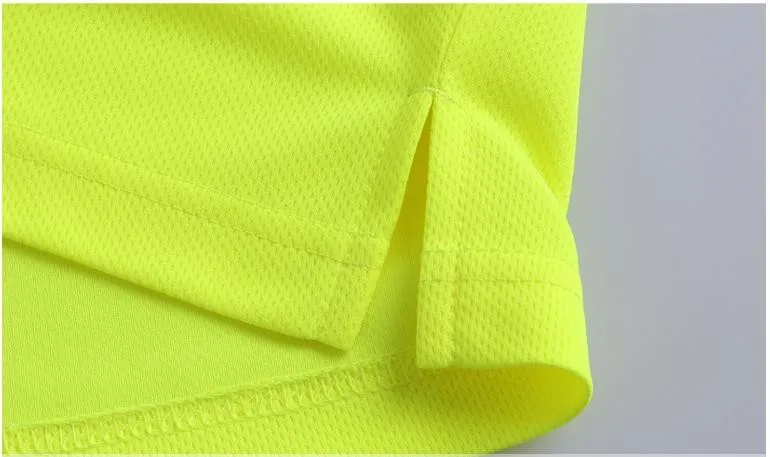Воздухопроницаемой сеткой отражающей футболка безопасности для верховой езды одежда ГИБДД комбинезоны