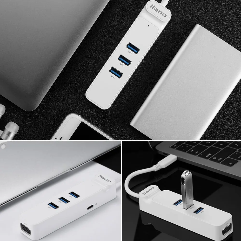 USB C мульти для школы больницы с VGA видео выход PD 3 0 порты индикатор MacBook Pro тип c к HDMI