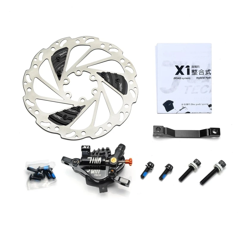 Cable pull disc brakes Clearance