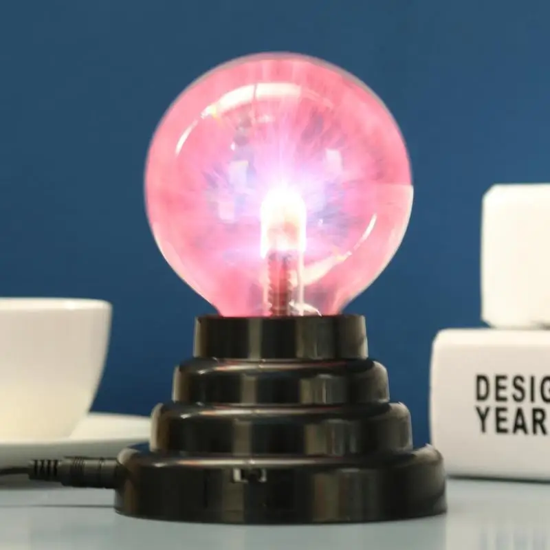 Новинка Стекло магический плазменный шар света 3 дюймов настольные лампы Sphere ночник дети подарок для Новый год магический плазменный