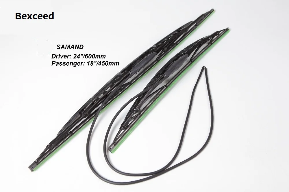 Prix pour 18 "+ 24" De Voiture lame D'essuie-Glace spécial pour SAMAND Doux essuie Caoutchouc Pare-Brise 2 pcs/paire voiture accessoires Prix pour 18 "+ 24" De Voiture lame D'essuie-Glace spécial pour SAMAND Doux essuie Caoutchouc Pare-Brise 2 pcs/paire voiture accessoires