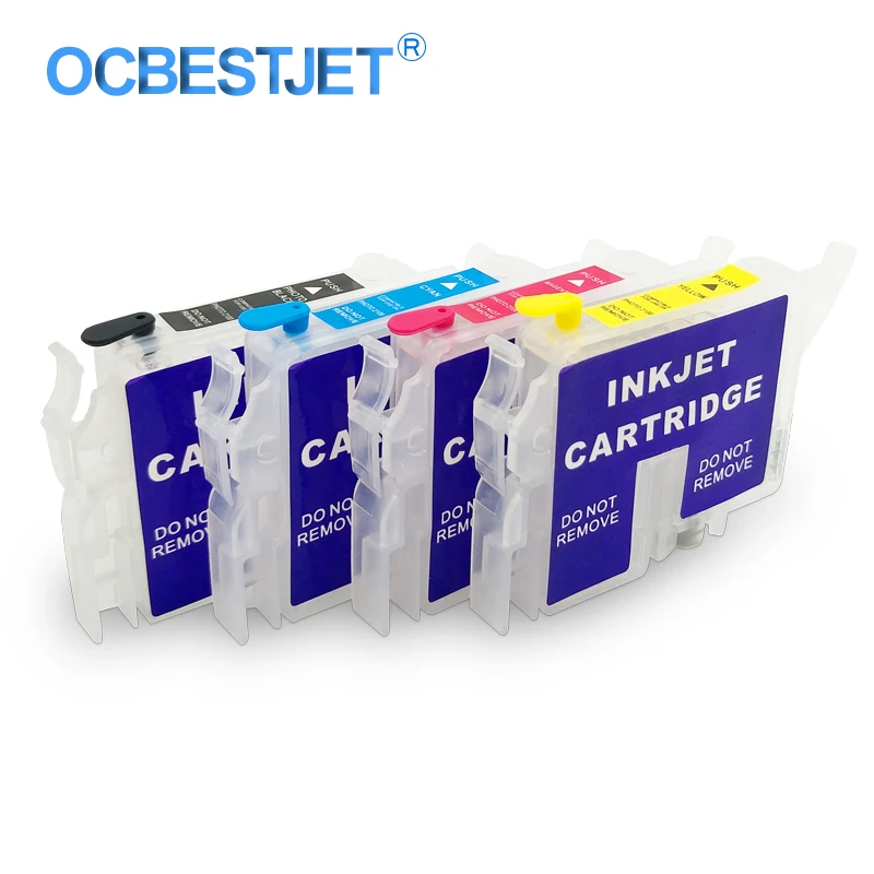 

4 Colors/Set T0321 T0422 T0423 T0424 Refillable Ink Cartridge For Epson C70 C80 C82 CX5100 CX5200 CX5300 CX5400 Printer