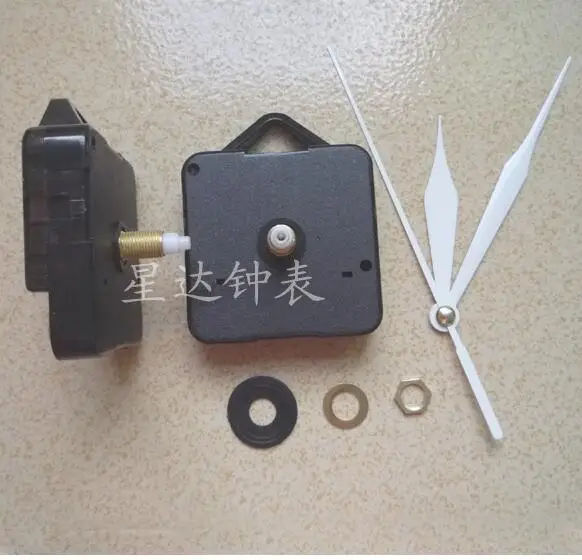 

Quartz Clock Movement Mechanism DIY Repair Parts Black + Hands