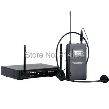 

Takstar UHF Wireless Microphone TS-7310P diversity wireless Microphone Headworn / Lavalier microphone 80M Operating range